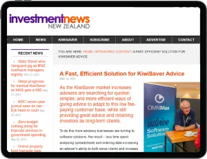 OMNIEngage Advisor Sales Tool
